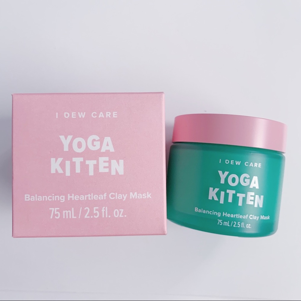 I Dew Care Yoga Kitten Mask
